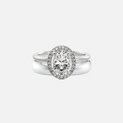 Oval Ophelia & Edward Ring Stack - KNT - Engagement Rings, Wedding Bands & Fine Jewelry