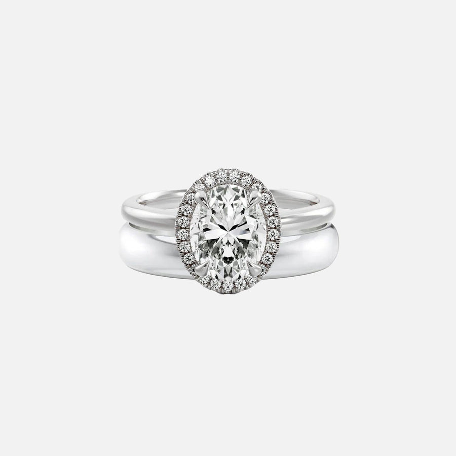 Oval Ophelia & Edward Ring Stack - KNT - Engagement Rings, Wedding Bands & Fine Jewelry