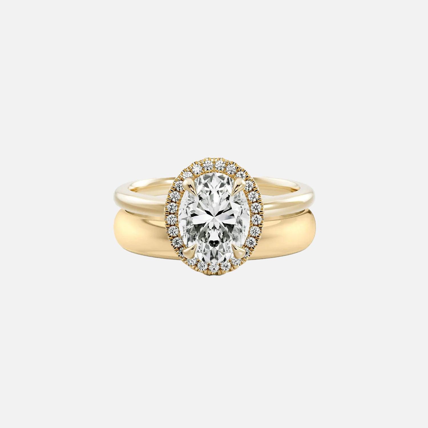 Oval Ophelia & Edward Ring Stack - KNT - Engagement Rings, Wedding Bands & Fine Jewelry