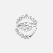 Oval Rosabella Ring Stack - Starlight - KNT - Engagement Rings, Wedding Bands & Fine Jewelry