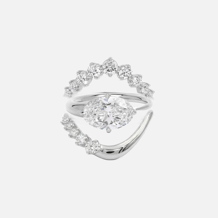 Oval Rosabella Ring Stack - Starlight - KNT - Engagement Rings, Wedding Bands & Fine Jewelry