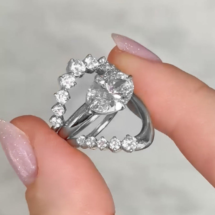 Oval Rosabella Ring Stack - Starlight - KNT - Engagement Rings, Wedding Bands & Fine Jewelry