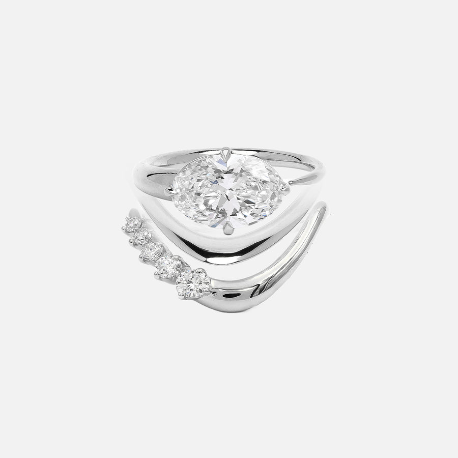 Oval Rosabella Ring Stack - Twilight Bliss
