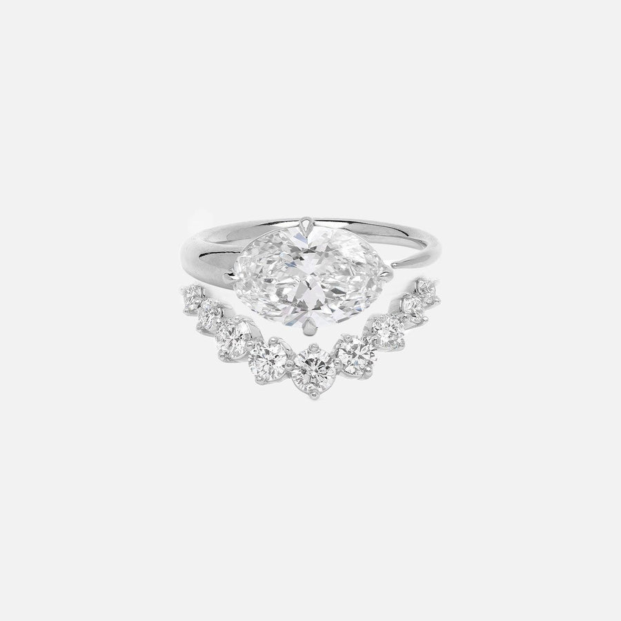 Oval Rosabella Ring Stack - Venus Glow - KNT - Engagement Rings, Wedding Bands & Fine Jewelry