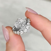 Oval Rosabella Ring Stack - Venus Glow - KNT - Engagement Rings, Wedding Bands & Fine Jewelry