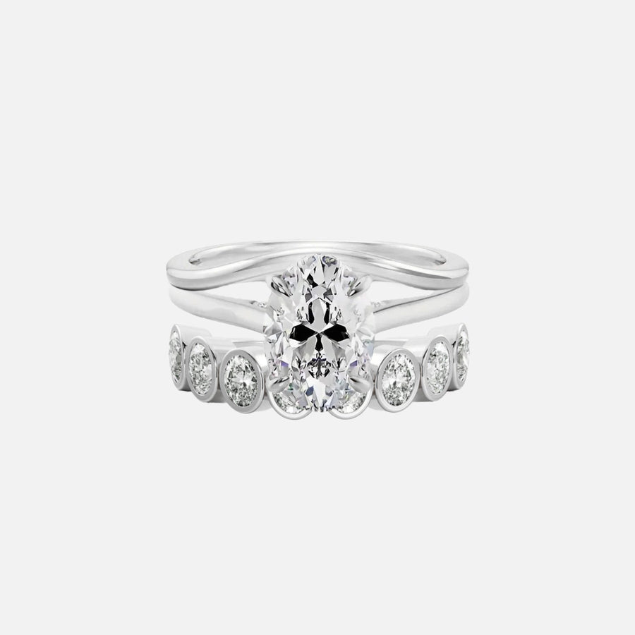 Oval Sofia & Della Ring Stack - KNT - Engagement Rings, Wedding Bands & Fine Jewelry