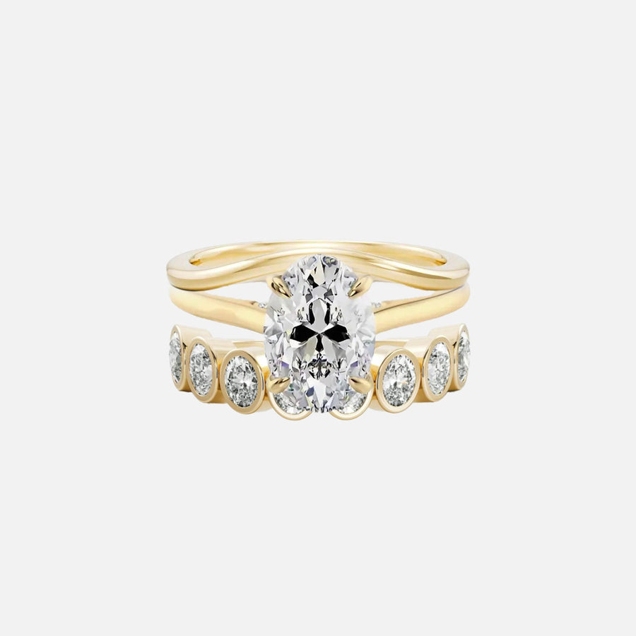 Oval Sofia & Della Ring Stack - KNT - Engagement Rings, Wedding Bands & Fine Jewelry