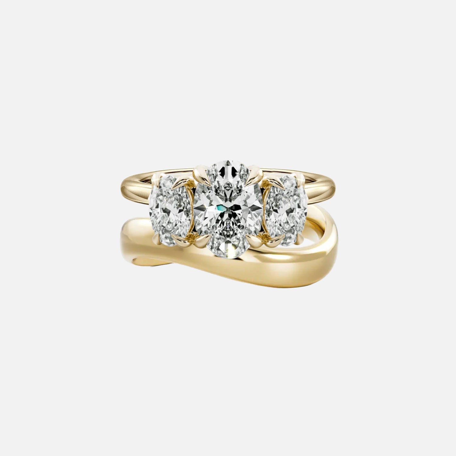 Oval Trilogy Belle Ring Stack - KNT Jewelry