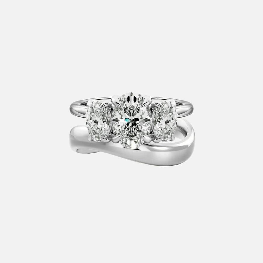 Oval Trilogy Belle Ring Stack - KNT - Engagement Rings, Wedding Bands & Fine Jewelry