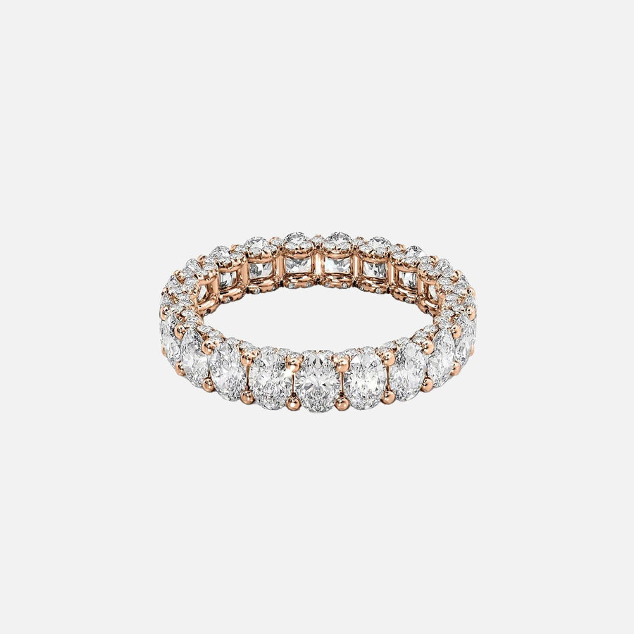  Oval U Pave Prong Eternity Ring 14k Rose Gold 3 3 001