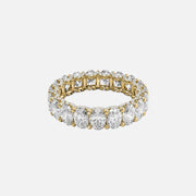  Oval U Pave Prong Eternity Ring 14k Yellow Gold 4 8 001