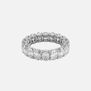  Oval U Pave Prong Eternity Ring 18k White Gold 5 8 001