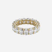  Oval U Pave Prong Eternity Ring 18k Yellow Gold 6 8 001
