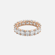  Oval U Prong Eternity Ring 14k Rose Gold 4 5 001