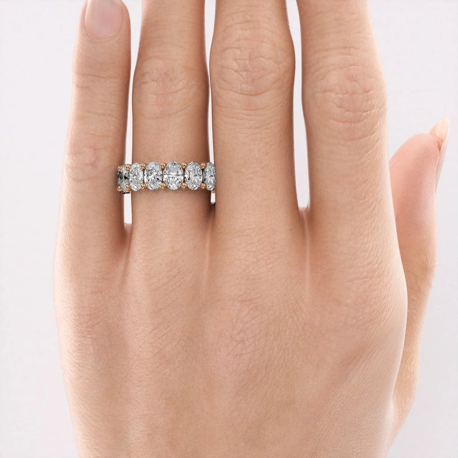  Oval U Prong Eternity Ring 14k Rose Gold 6 5 002 Final