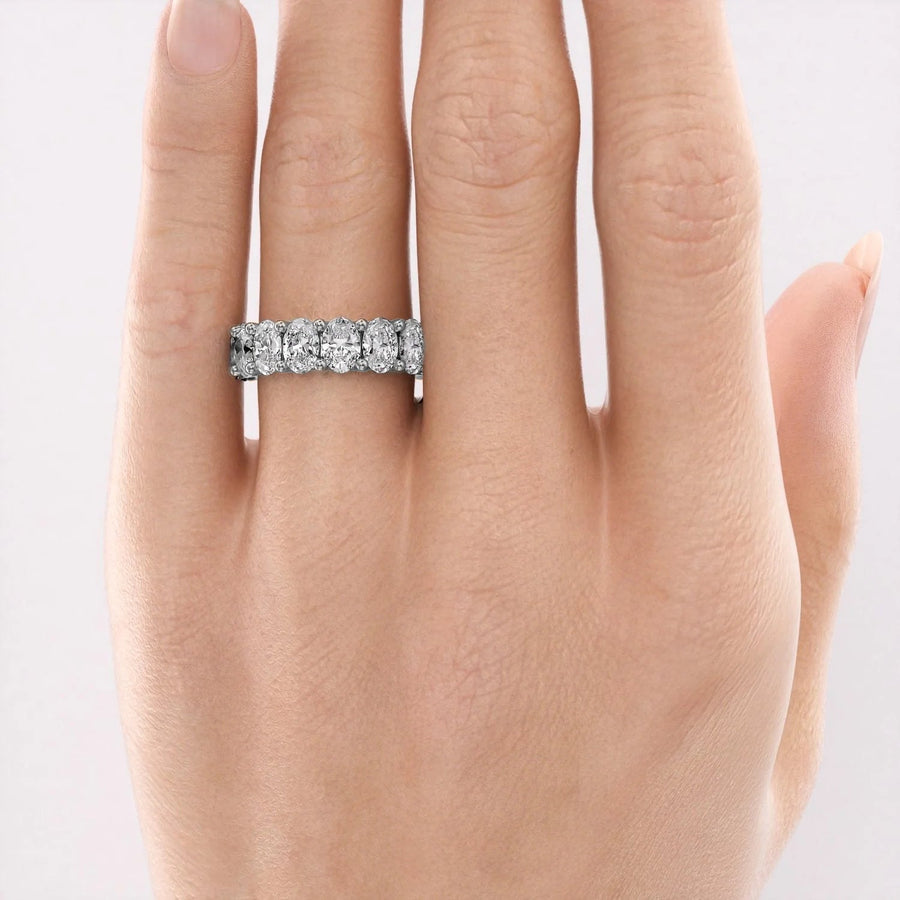  Oval U Prong Eternity Ring 14k White Gold 6 5 002 Final