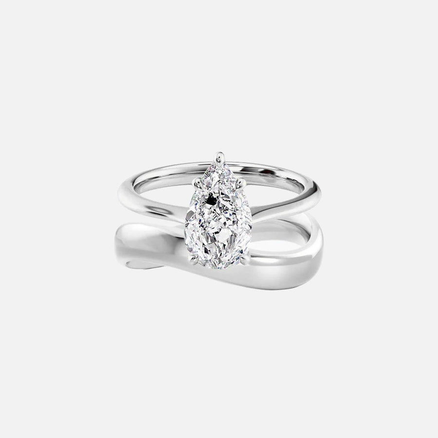 Pear Glamour Ring Stack - KNT - Engagement Rings, Wedding Bands & Fine Jewelry