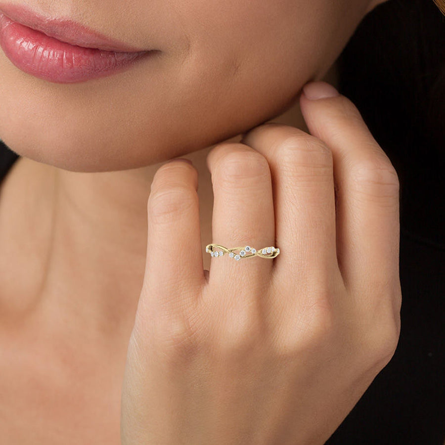 The Prong Petal Moissanite Ring - KNT - Engagement Rings, Wedding Bands & Fine Jewelry