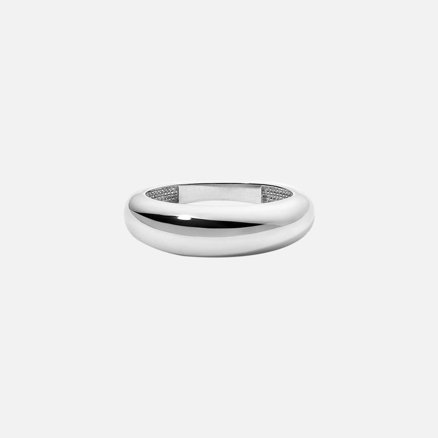 The Solid Petite Dome Moissanite Ring - KNT - Engagement Rings, Wedding Bands & Fine Jewelry