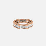  Princess Channel Eternity Ring 14k Rose Gold 2 5 001