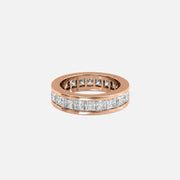  Princess Channel Eternity Ring 14k Rose Gold 3 5 001