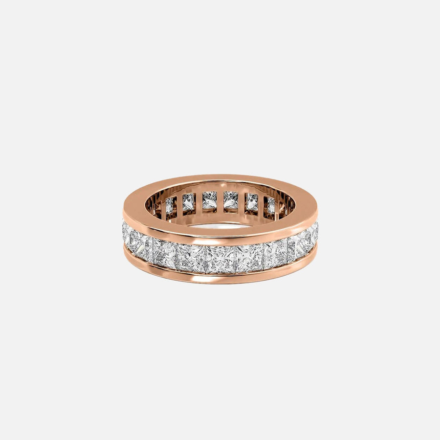  Princess Channel Eternity Ring 14k Rose Gold 4 0 001