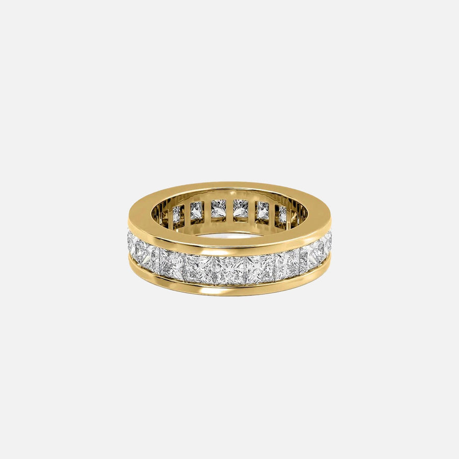  Princess Channel Eternity Ring 14k Yellow Gold 4 0 001