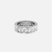  Princess Channel Eternity Ring 18k White Gold 4 7 001