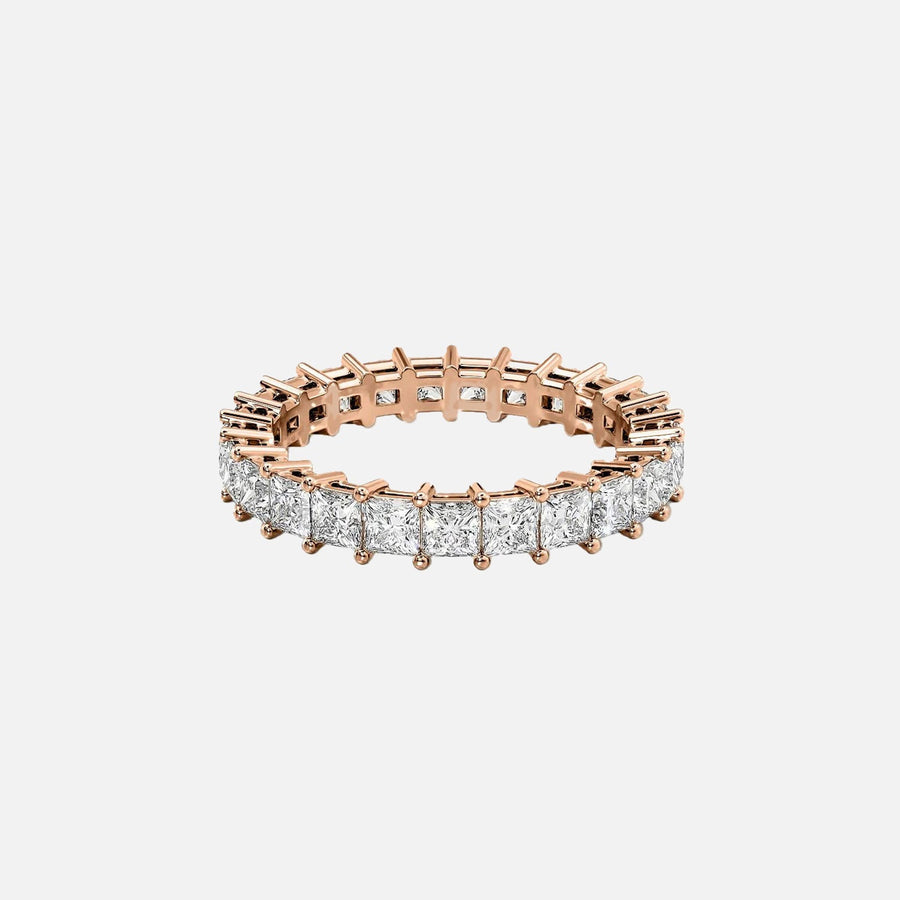  Princess Eternity Ring 14k Rose Gold 2 5 001