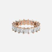  Princess Eternity Ring 14k Rose Gold 5 5 001