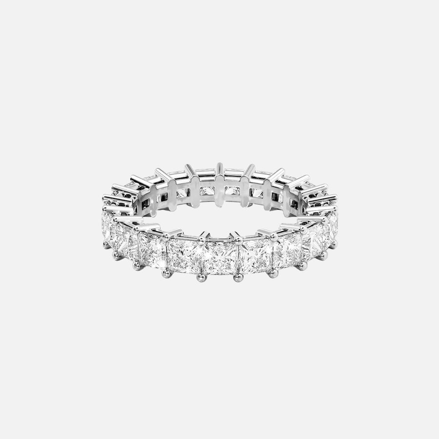  Princess Eternity Ring 14k White Gold 4 0 001
