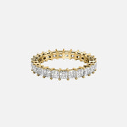 Princess Eternity Ring 14k Yellow Gold 2 5 001
