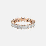  Princess Eternity Ring 18k Rose Gold 3 5 001