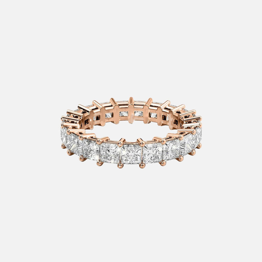  Princess Eternity Ring 18k Rose Gold 4 0 001