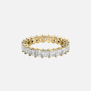  Princess Eternity Ring 18k Yellow Gold 3 5 001