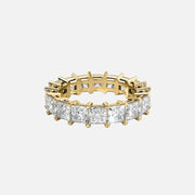  Princess Eternity Ring 18k Yellow Gold 5 5 001