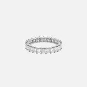  Princess U Prong Eternity Ring 14k White Gold 2 5 001