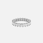  Princess U Prong Eternity Ring 14k White Gold 3 5 001