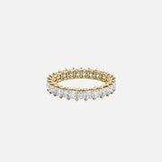 Princess U Prong Eternity Ring 14k Yellow Gold 2 5 001