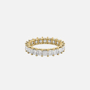 Princess U Prong Eternity Ring 14k Yellow Gold 3 5 001