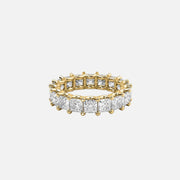  Princess U Prong Eternity Ring 14k Yellow Gold 5 5 001