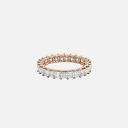  Princess U Prong Eternity Ring 18k Rose Gold 2 5 001