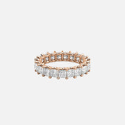  Princess U Prong Eternity Ring 18k Rose Gold 4 0 001