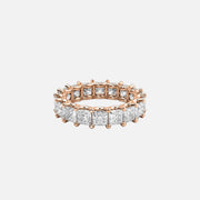  Princess U Prong Eternity Ring 18k Rose Gold 5 5 001