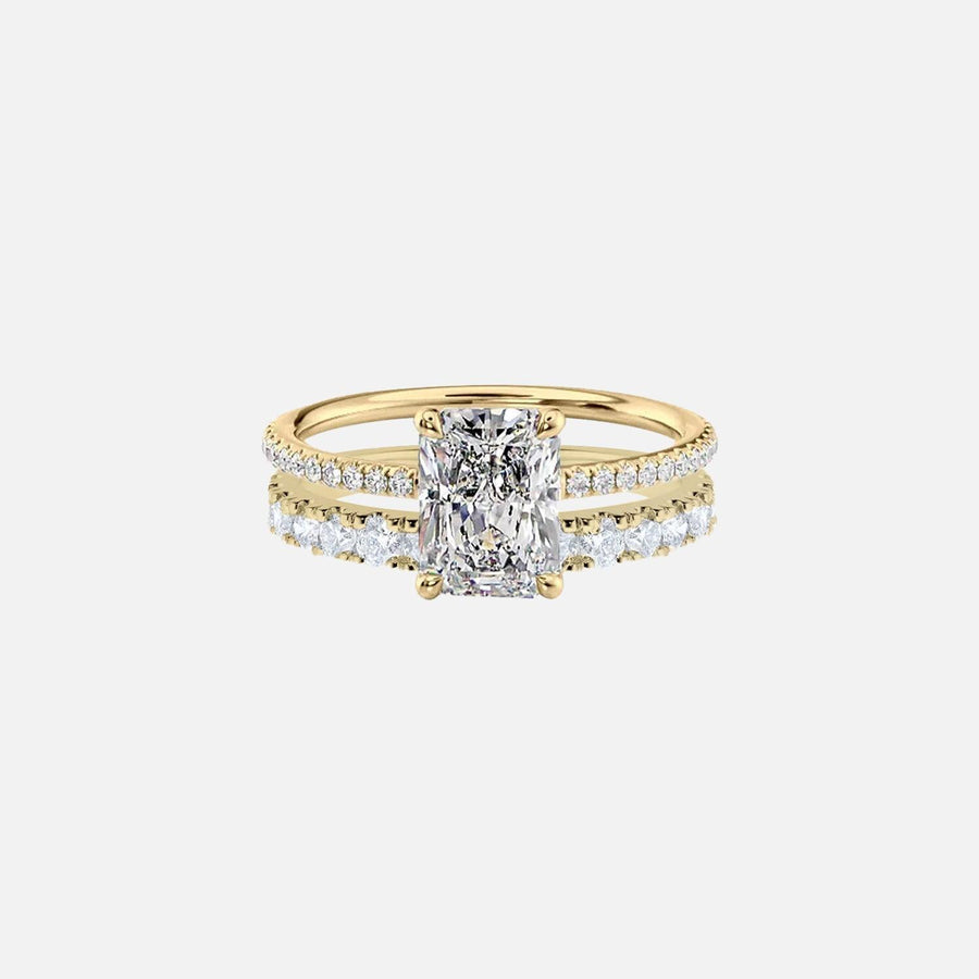 Radiant Andrewe & Alisha Ring Stack - KNT - Engagement Rings, Wedding Bands & Fine Jewelry