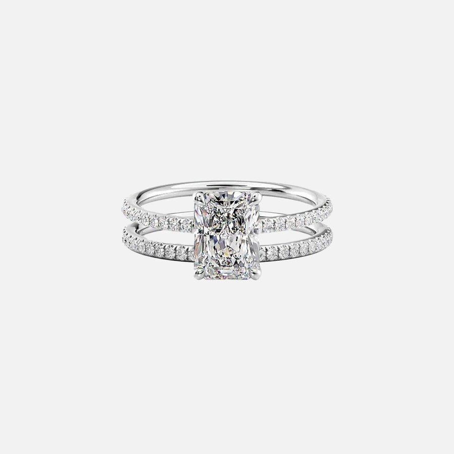 Radiant Andrewe & Opulent Aurora Ring Stack - KNT - Engagement Rings, Wedding Bands & Fine Jewelry