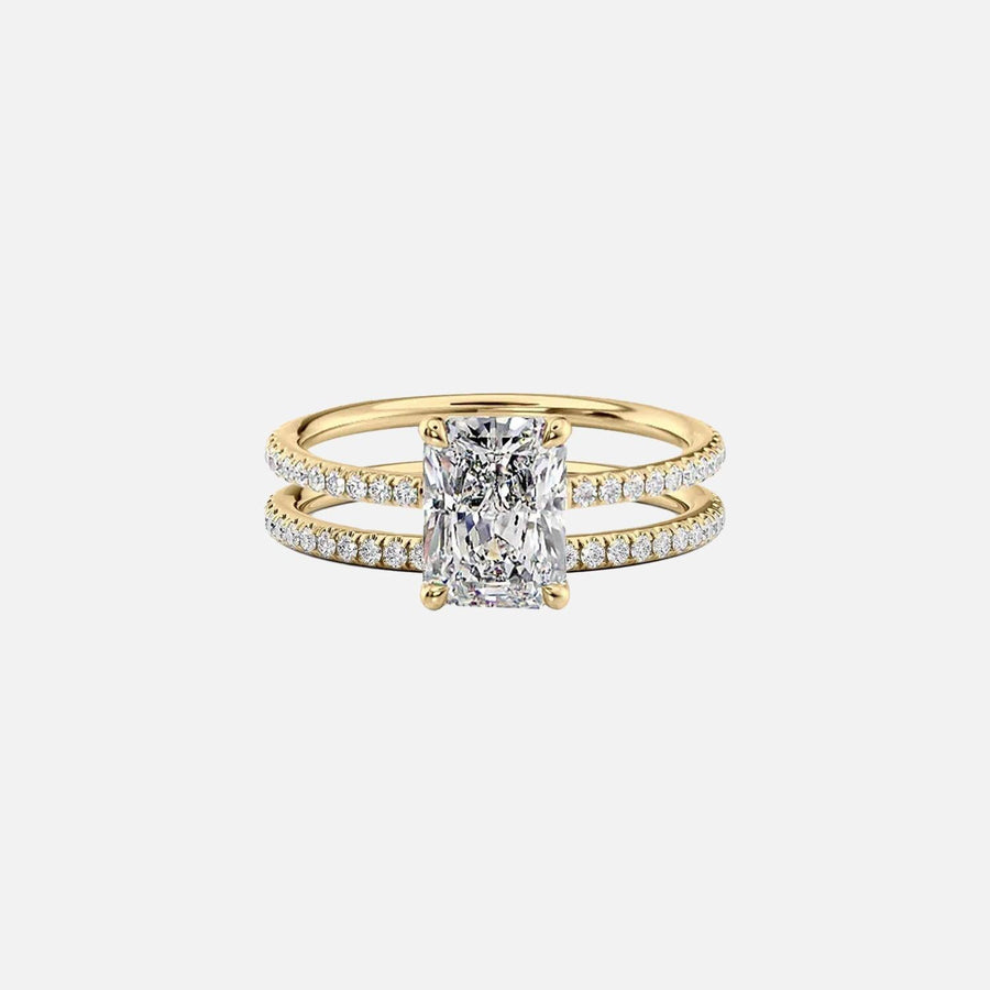 Radiant Andrewe & Opulent Aurora Ring Stack - KNT - Engagement Rings, Wedding Bands & Fine Jewelry