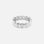  Radiant Bezel Eternity Ring 14k White Gold 3 0 001