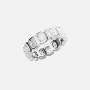  Radiant Bezel Eternity Ring 14k White Gold 4 0 002