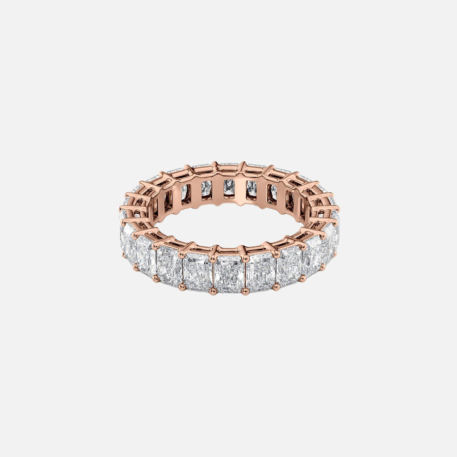  Radiant Eternity Ring 14k Rose Gold 4 0 001
